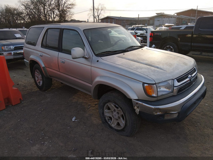 Toyota 4runner 2001 VIN JT3HN86R819052213