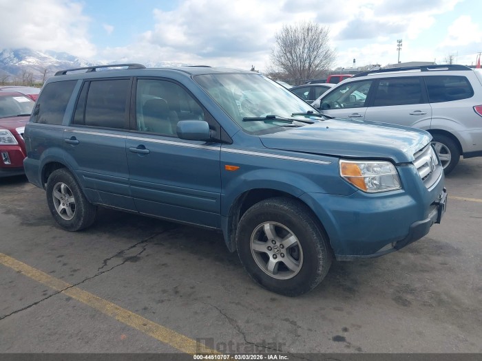 Honda Pilot 2006 VIN 5FNYF28746B027050