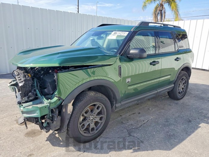 Ford Bronco sport 2023 VIN 3FMCR9B6XPRE08990