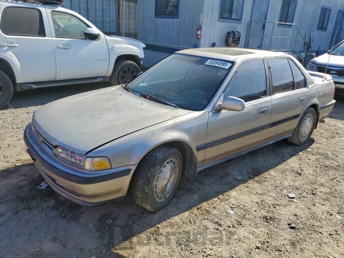 Honda Accord 1991 VIN JHMCB7660MC097523