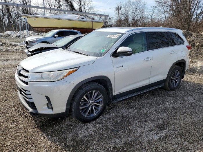 Toyota Highlander 2019 VIN 5TDJGRFH6KS054551