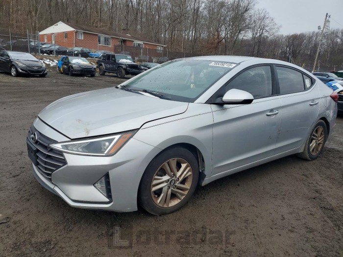 Hyundai Elantra 2019 VIN 5NPD84LF3KH412033