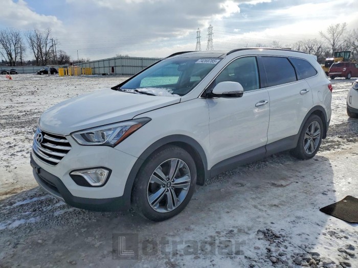 Hyundai Santa fe 2016 VIN KM8SRDHF7GU139667