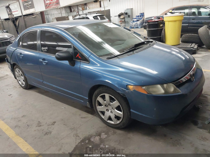 Honda Civic 2006 VIN 1HGFA16576L041167