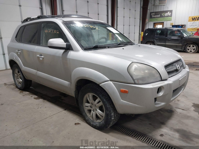 Hyundai Tucson 2008 VIN KM8JN12D98U767566