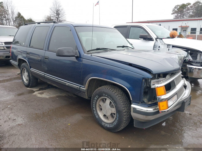 Chevrolet Tahoe 1999 VIN 1GNEC13R8XJ432196