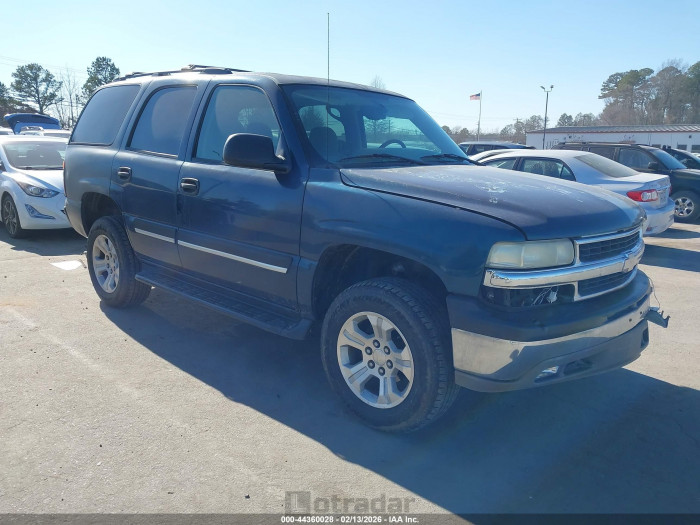 Chevrolet Tahoe 2005 VIN 1GNEK13T25J264745