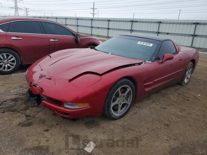 Chevrolet Corvette 2000 VIN 1G1YY22G8Y5108598