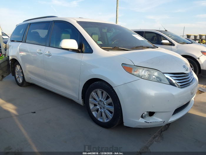 Toyota Sienna 2011 VIN 5TDYK3DC2BS116044