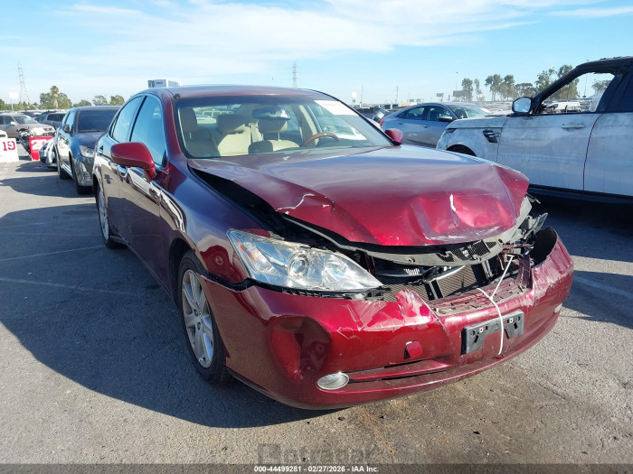Lexus ES 2008 VIN JTHBJ46G482191437