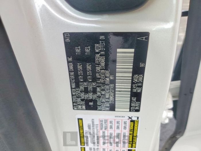 Lexus Rx 350h ba 2023 VIN 2T2BBMCA6PC011496