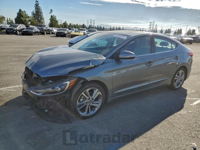 Hyundai Elantra 2018 VIN KMHD84LF4JU450998