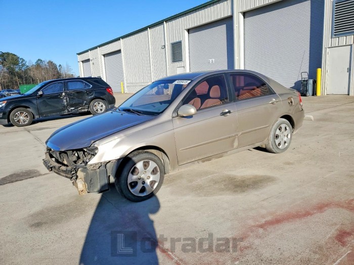 Kia Spectra 2008 VIN KNAFE121185557826