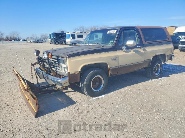 Chevrolet Blazer 1986 VIN 1G8EK18H5GF137243