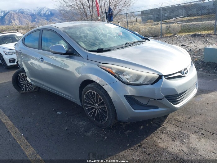 Hyundai Elantra 2015 VIN KMHDH4AE7FU229039