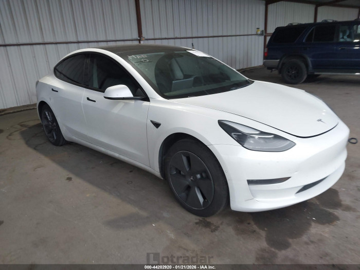 Tesla Model 3 2021 VIN 5YJ3E1EA9MF071792