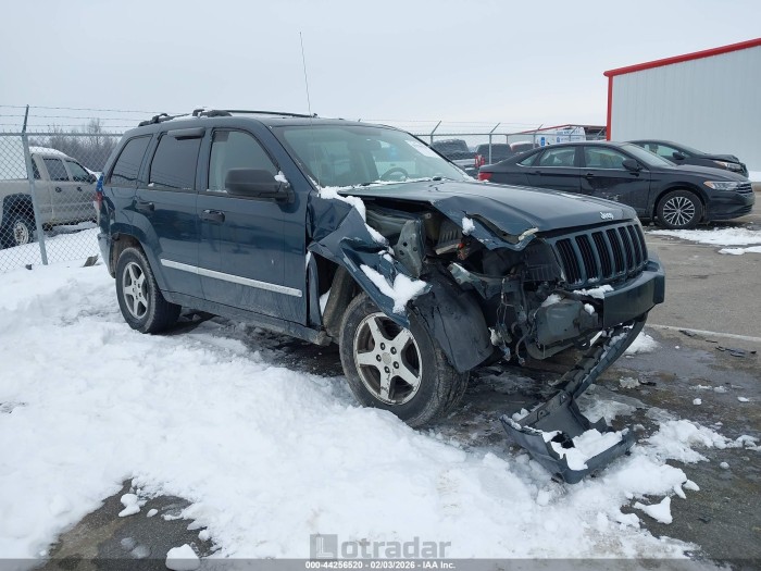 Jeep Grand cherokee 2005 VIN 1J4HR48NX5C662524