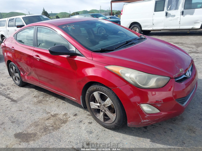 Hyundai Elantra 2012 VIN KMHDH4AEXCU392585