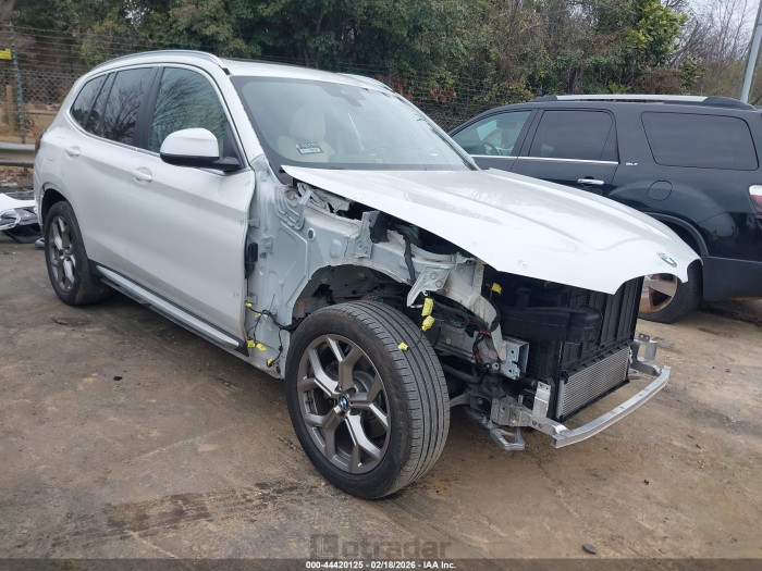 BMW X3 2022 VIN 5UX43DP04N9N20595