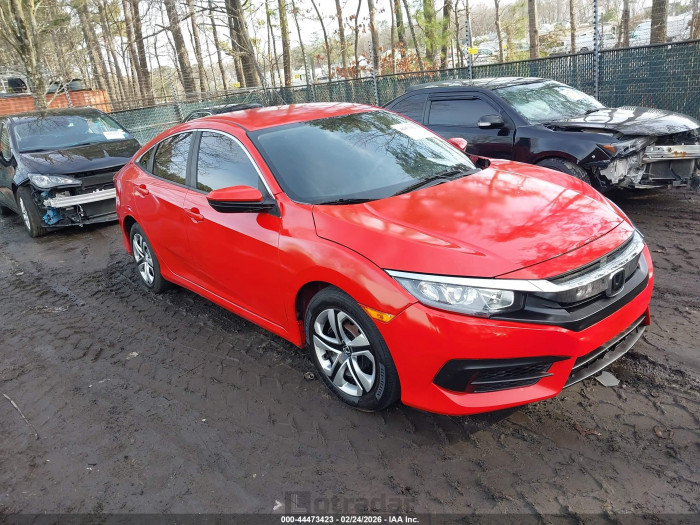 Honda Civic 2016 VIN 2HGFC2F57GH547435