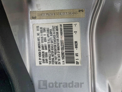 Honda Civic 2005 1HGEM21155L033600