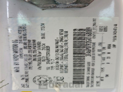 Ford Fusion 2016 3FA6P0T92GR168089