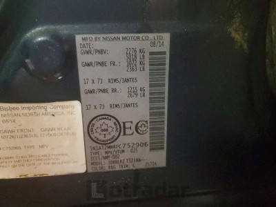 Nissan Rogue 2015 5N1AT2MM4FC752906
