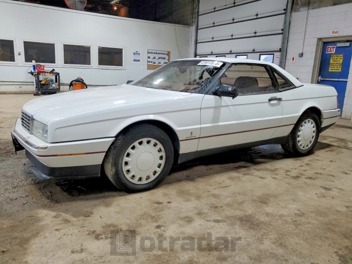 Cadillac Allante 1993 VIN 1G6VS3395PU126341