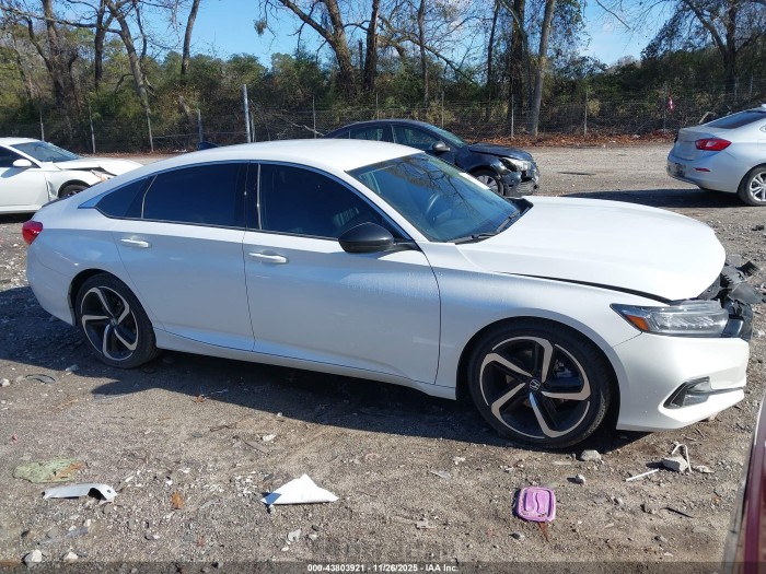 Honda Accord 2022 VIN 1HGCV1F4XNA008284