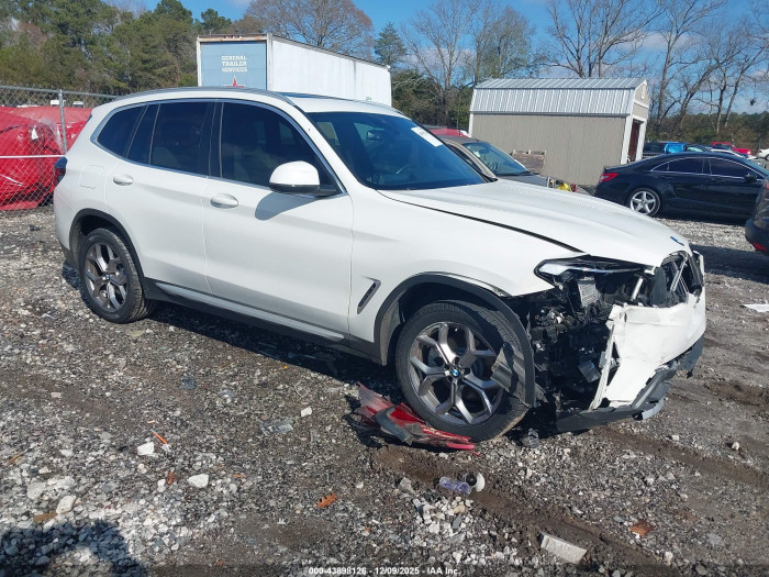 BMW X3 2022 VIN 5UX43DP02N9M96572