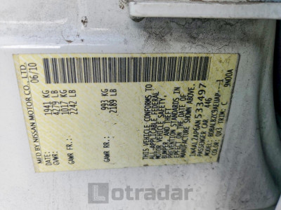 Nissan Altima 2010 1N4AL2AP6AN533497