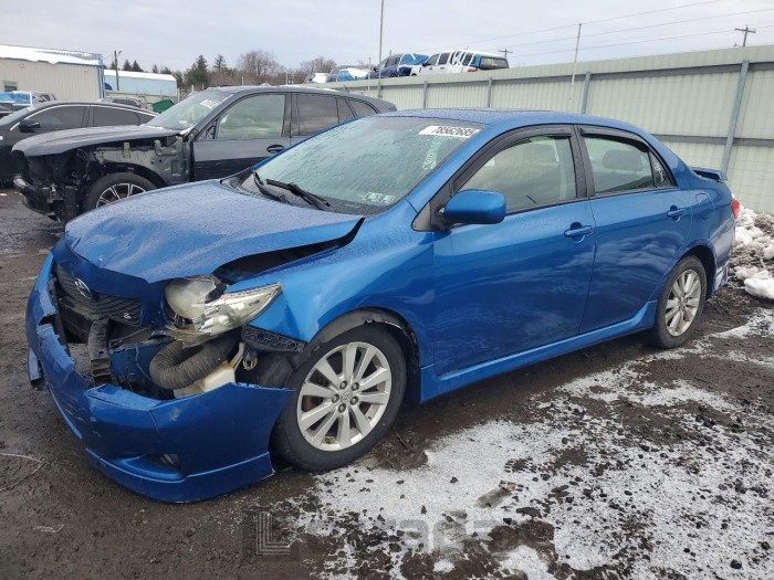 Toyota Corolla 2009 VIN 2T1BU40EX9C054067