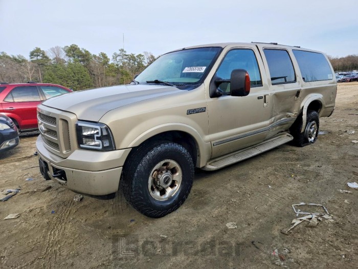 Ford Excursion 2005 VIN 1FMSU43P15EB92435