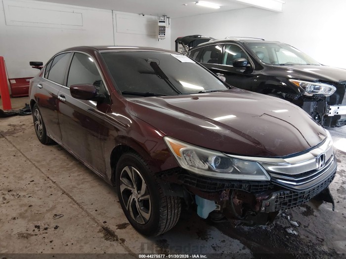 Honda Accord 2016 VIN 1HGCR2F45GA233175