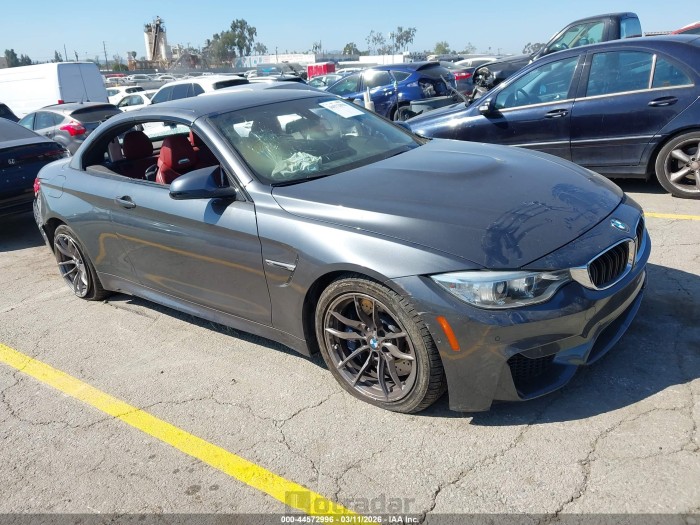 BMW M4 2015 VIN WBS3U9C52FJ968173