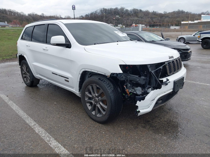 Jeep Grand cherokee 2016 VIN 1C4RJFBG6GC490518