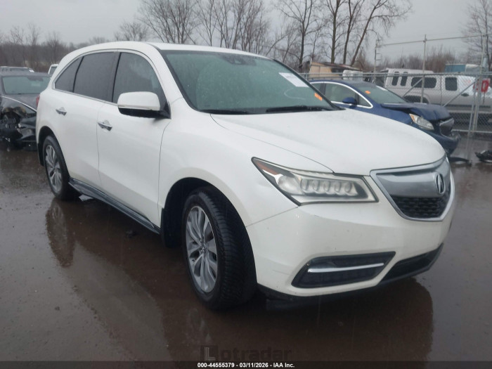 Acura Mdx 2016 VIN 5FRYD4H67GB008999