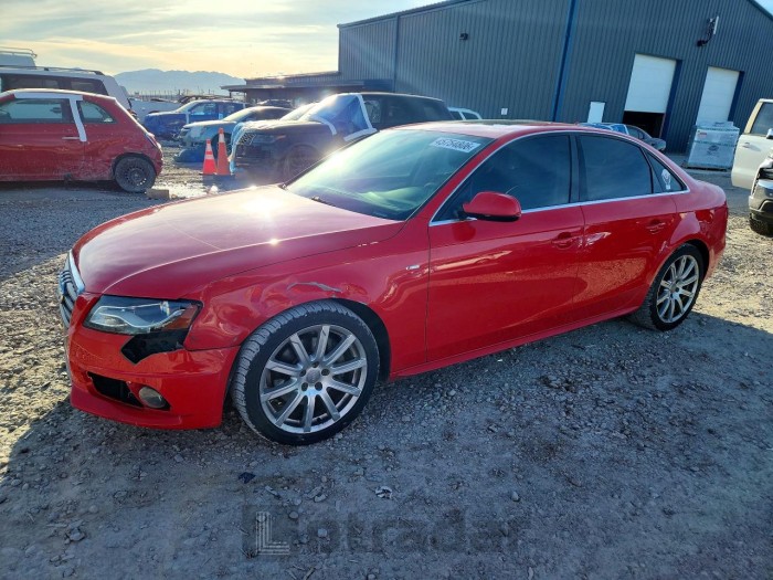 Audi A4 2012 VIN WAUFFAFL9CA118950
