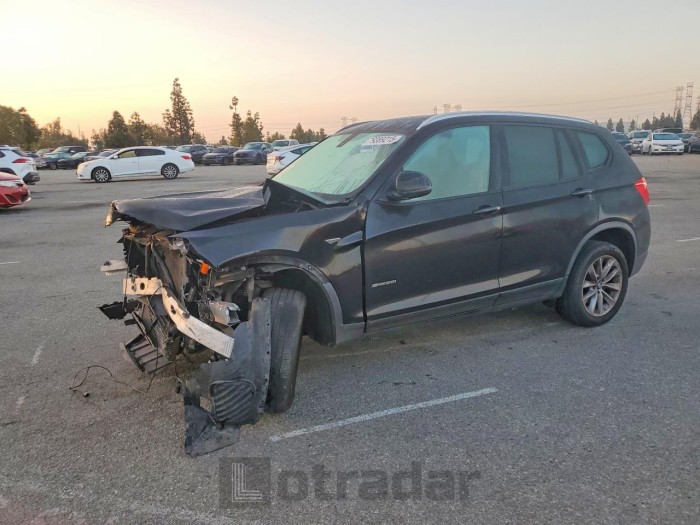 BMW X3 2017 VIN 5UXWZ7C33H0X40134