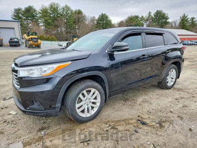Toyota Highlander 2014 5TDBKRFHXES048078
