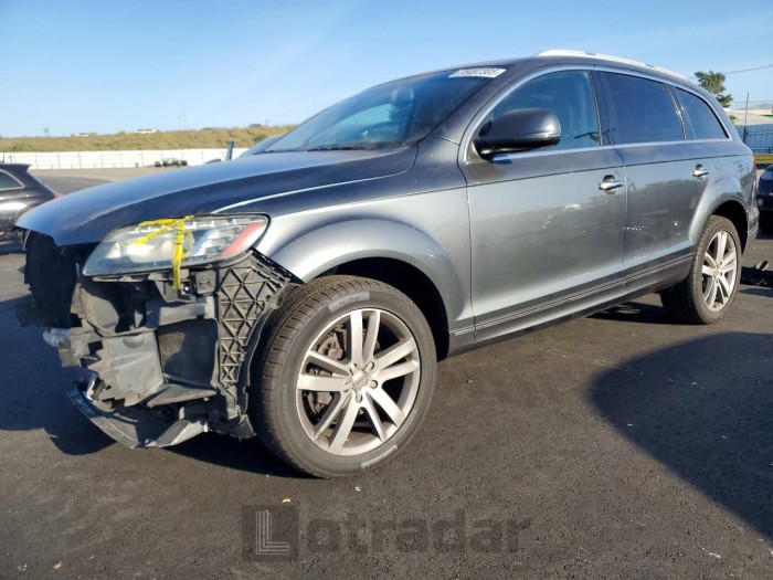 Audi Q7 2013 VIN WA1LGAFE9DD014733