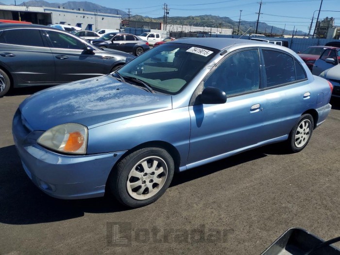 Kia Rio 2005 VIN KNADC125456385801