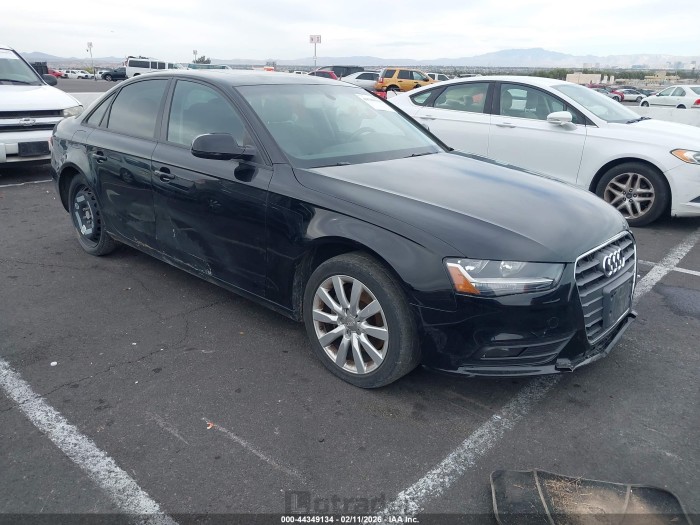 Audi A4 2013 VIN WAUAFAFL5DA177196