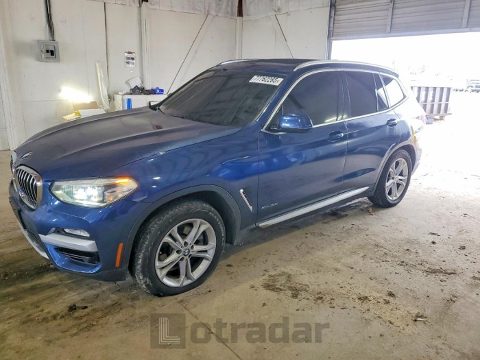 BMW X3 2018 VIN 5UXTR9C53JLC80853