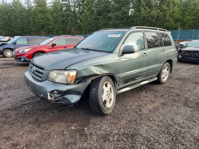 Toyota Highlander 2006 VIN JTEEP21A660152387