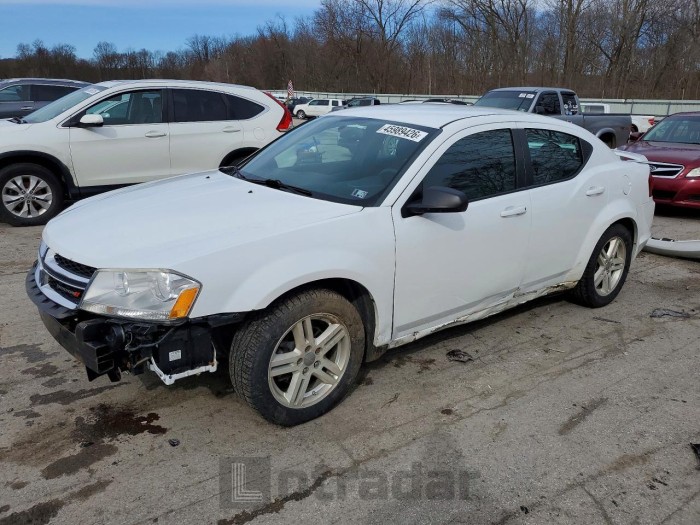 Dodge Avenger 2014 VIN 1C3CDZAG6EN225359