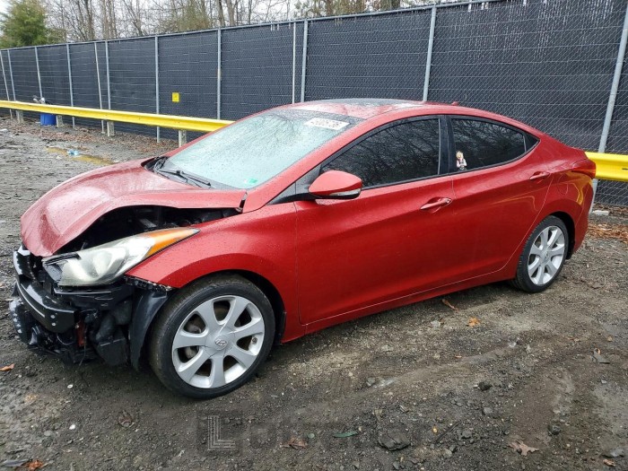 Hyundai Elantra 2013 VIN KMHDH4AE2DU668761