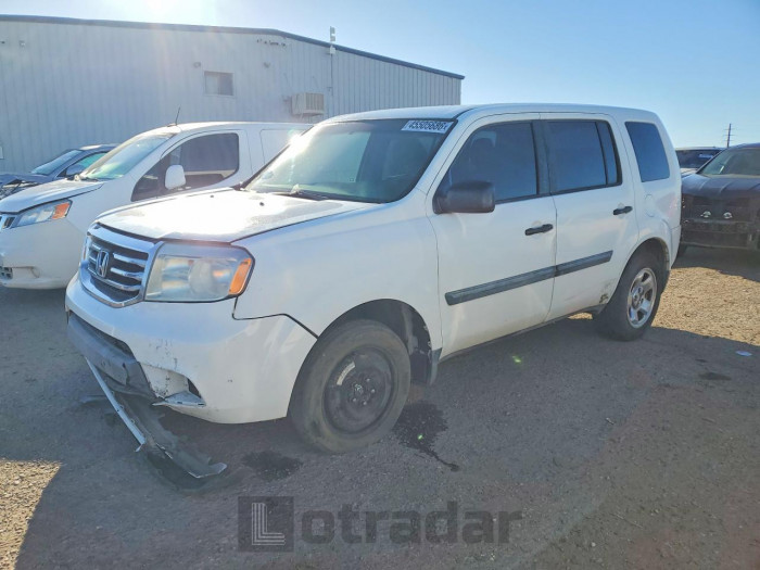 Honda Pilot 2012 VIN 5FNYF3H23CB019026