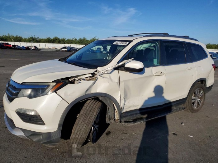 Honda Pilot 2018 VIN 5FNYF6H57JB020947