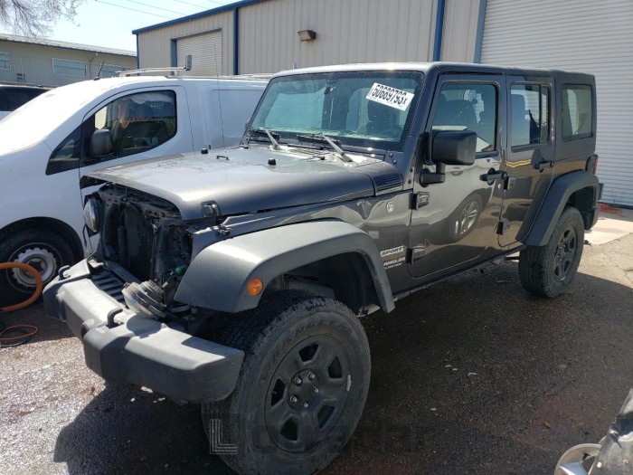 Jeep Wrangler / 2017 VIN 1C4BJWDG3HL594755